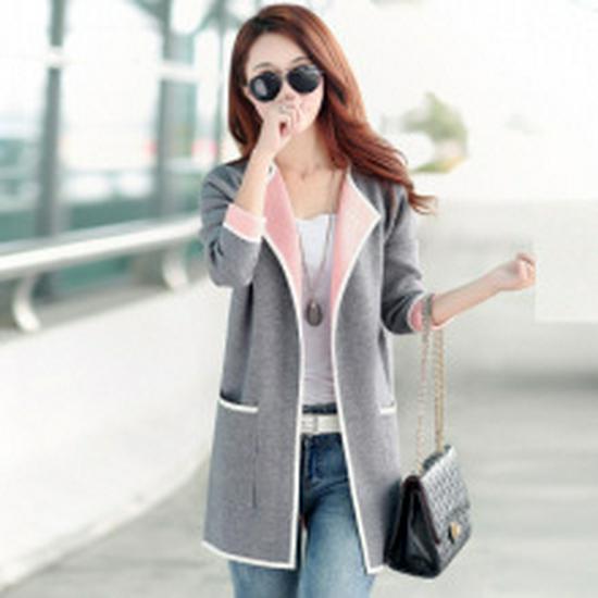 Women's Loose Fit Zip-Up Hooded Sweatshirt - Solid Color, Autumn/Winter 2025 Collection, Available in 6 Colors.