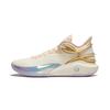 Li Ning CJ 3 Cushioning Slip Resistant Abrasion Resistant Lightweight Rebound Low Top Basketball Shoes Men's Champagne ABAU007-6
