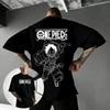 One Piece Luffy Anime Grafik T-Shirt Herren Damen 2026 Sommer Kurzarm Tee Harajuku Streetwear Lässig Comic Tops Y2k Kleidung