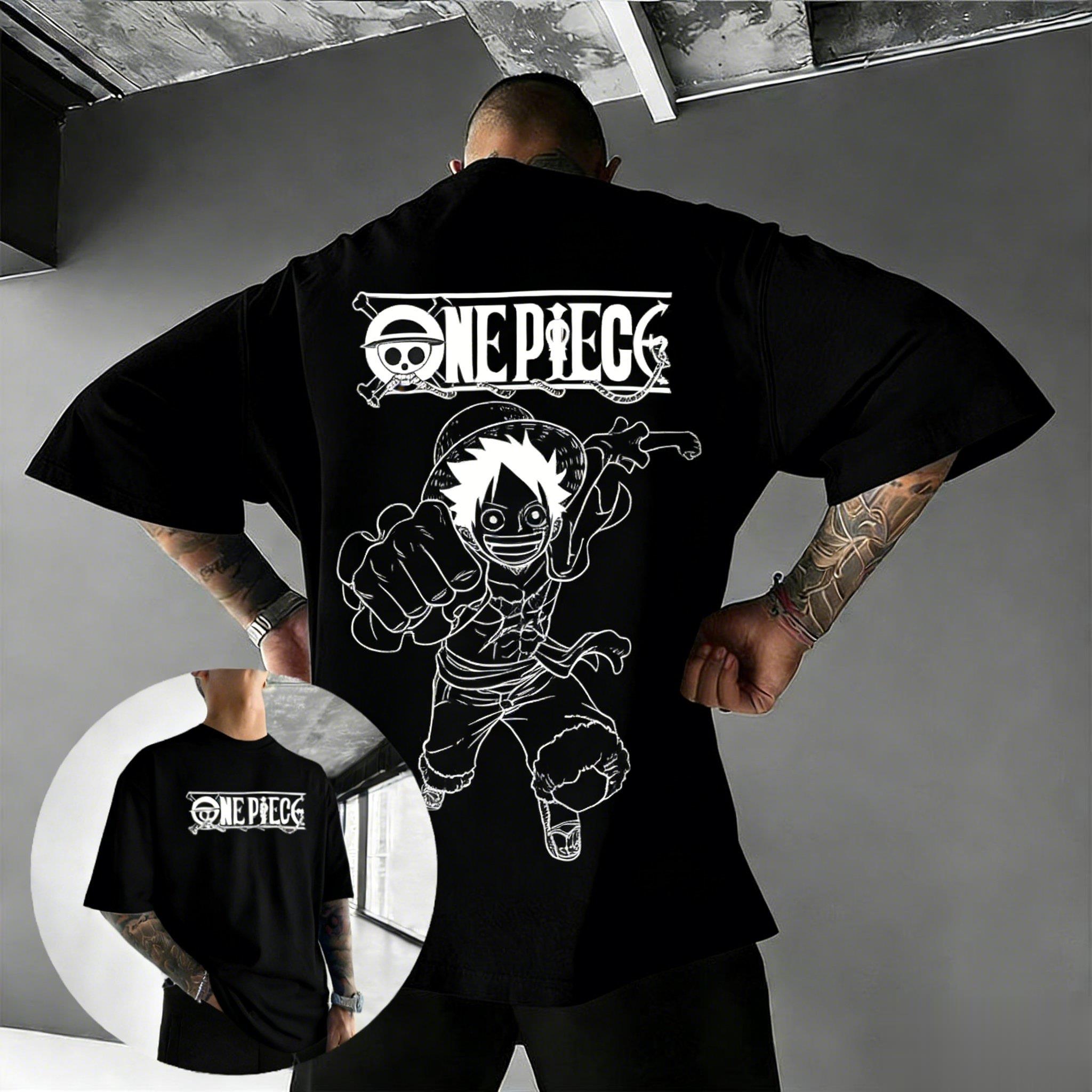 

One Piece Luffy Anime Graphic T Shirt Men Women 2026 Summer Short Sleeve Tee Harajuku Streetwear Casual Comic Tops Y2k Clothes 4XL