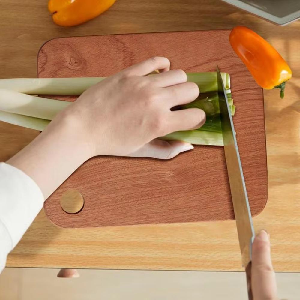 Solid Wood Anti-Mould Chopping Board Practical Baby Auxiliary Food Board Chopping Pad  Kitchen Use