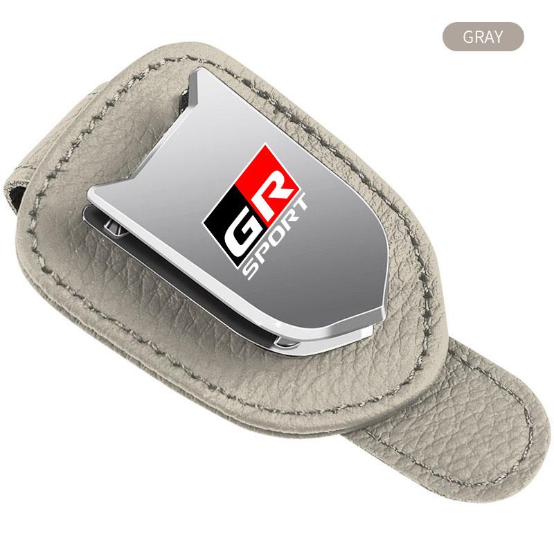 Car Sunglasses Protect Storage Cases Sun Visor Glasses Box Car Styling for Toyota Trd Gr Chr Corolla Yaris Rav4 E150 E120 Land Cruiser