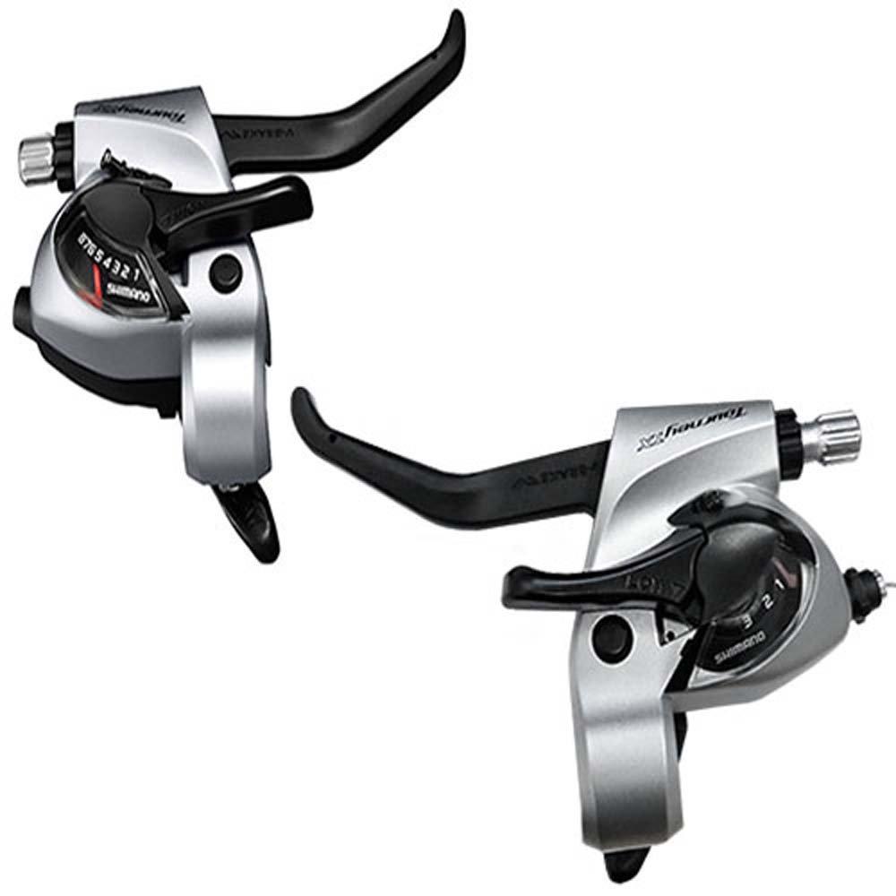 

Shimano Lever Set for and Mechanical Disc Brakes ESTTX800P8AS Tourney ST-TX800-P Shift/Brake (MTB) V-Brakes (3x8S) - -