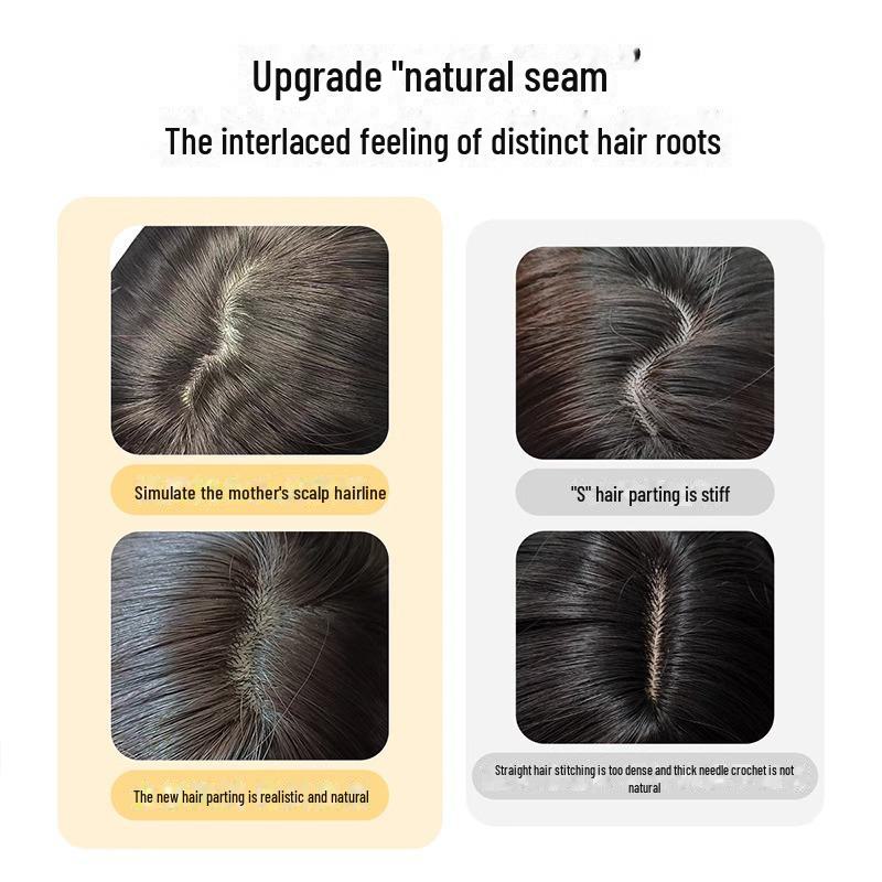 "Age-Defying Layered Long Wig In Pink Brown [Tiramisu Cake]"