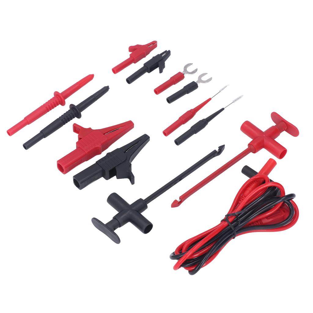 Multimeter Test s Kit Brass PVC PA Crocodiles Clip Banana Plug Testing Cable for Industry