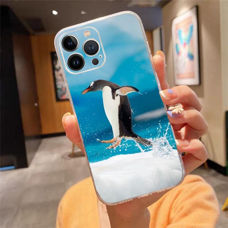 Phone Case For iphone 17ProMax Air 16 15 14 13 Pro Max 15 16 Pro 15Plus Cute Lovely Penguin