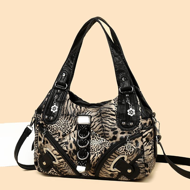 Mother Bag Leopard Print Tote Bag Women's Shoulder Bag