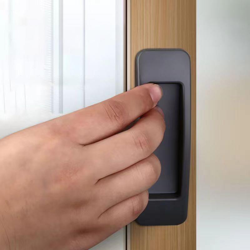 2/4 Stück Fenster Schrank Schubladengriffe Selbstklebend Tür Kleiderschrank Griff Organizer Kleben Öffnen Schiebetür Knopf Hilfsvorrichtung