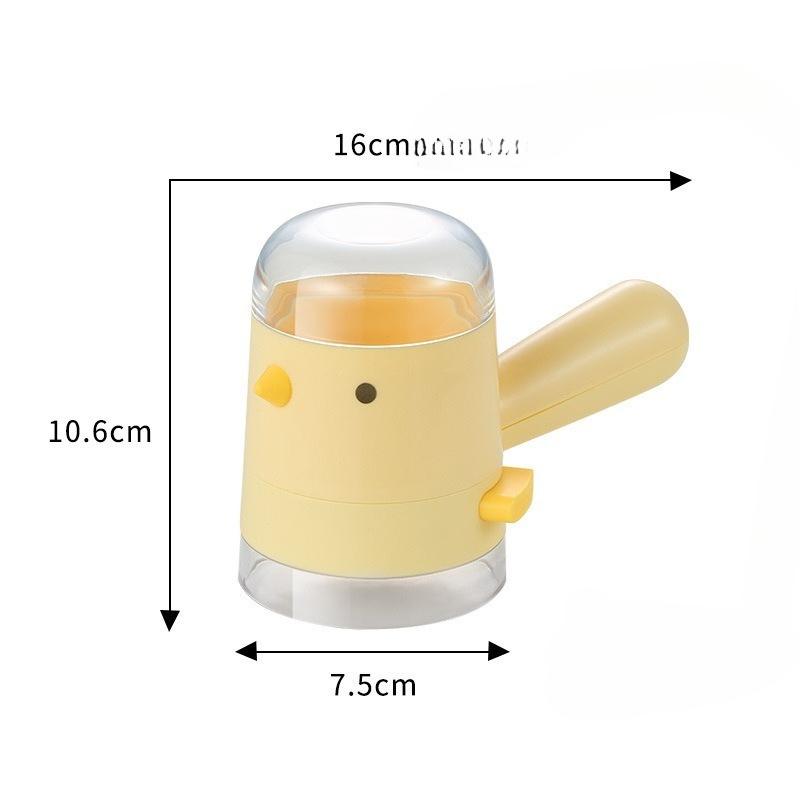 Precision Quantitative Seasoning Bottle (Bird Design) - Adjustable Portion Control for Salt/Spices, Airtight Kitchen Storage Jar