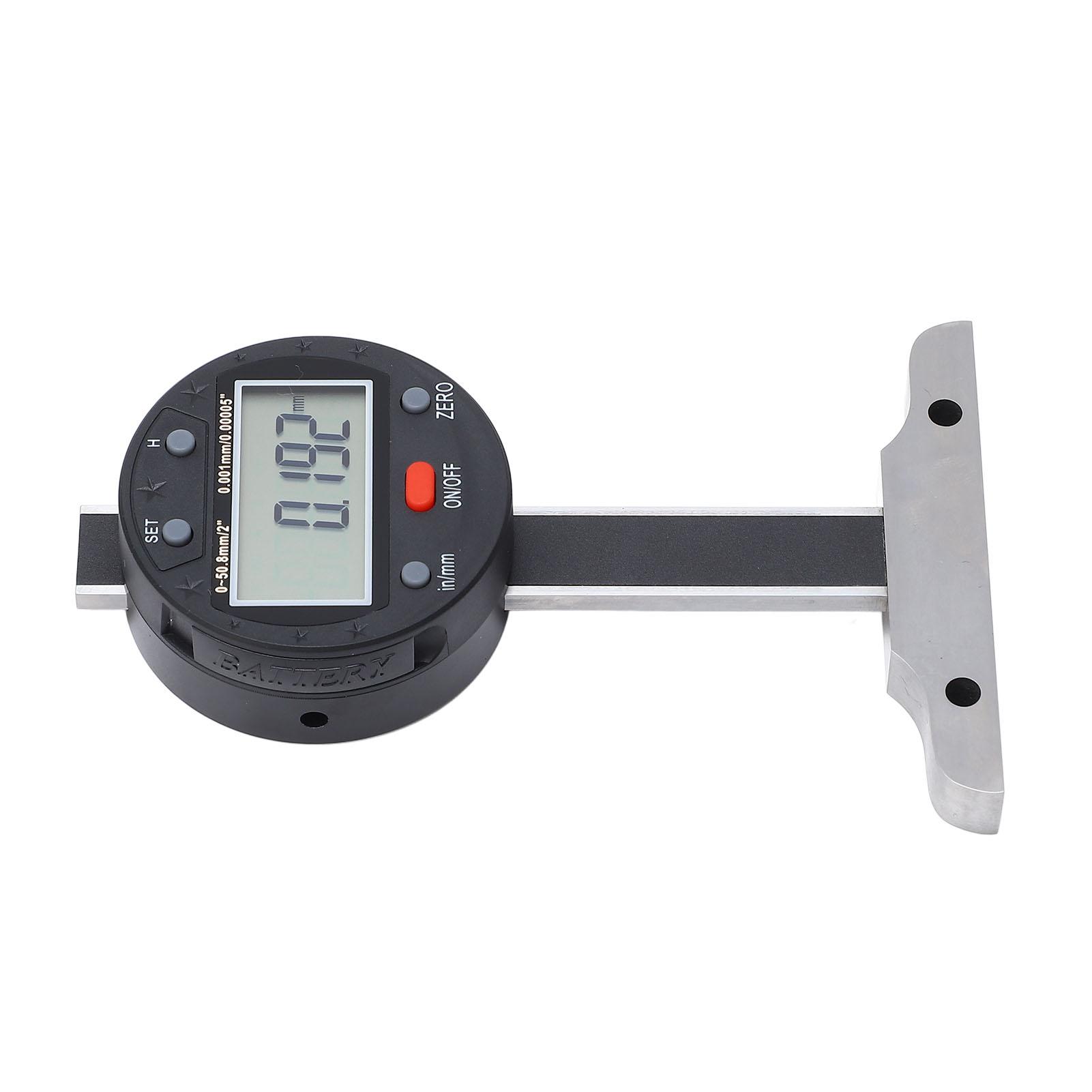 

Глубиномер Высокой Точности 050.8мм Микрометр Тонкий Стержень ЖК-Экран USB-Порт Электронный Глубиномер