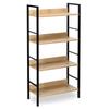 Regał Industrialny Loft Varberg Modern Oak