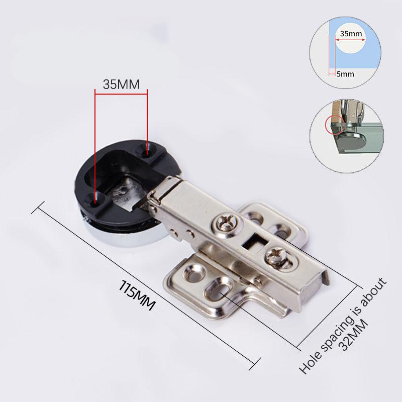 Opening 35Mm Glass Door Hinge For Cabinet Door  Wine Cabinet Door Damping Hinge