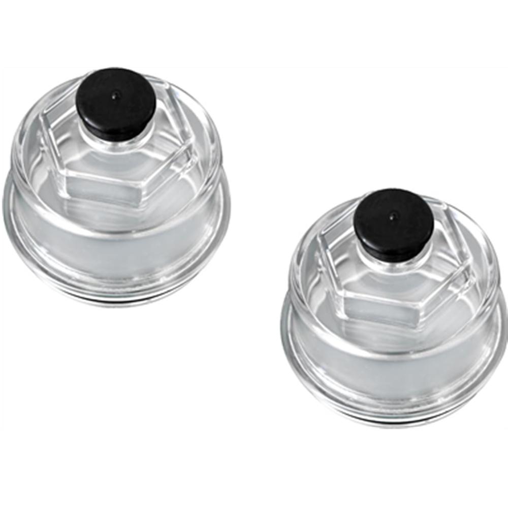 2Pcs  12011-1 Oil Dust Caps 3-3/4" Oil Cap For 10K-16000 Trailer Axle Bearing