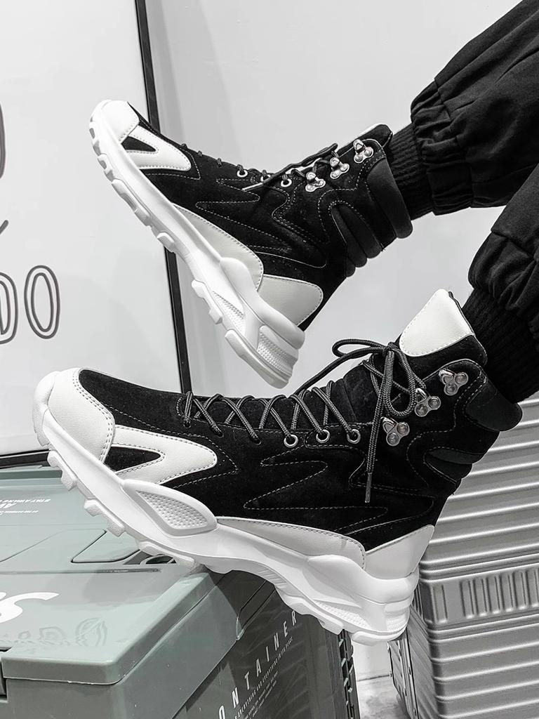 Martin boots winter high-top boots long tube velvet cotton shoes locomotive leather boots