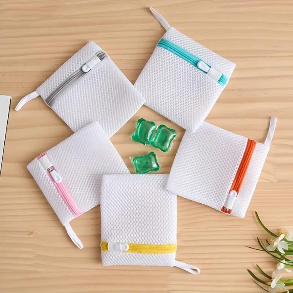 Single-Layer Machine Zipper Bag Mesh Scent Beads Special Bags Simple Small Mesh Laundry Bag  Travel