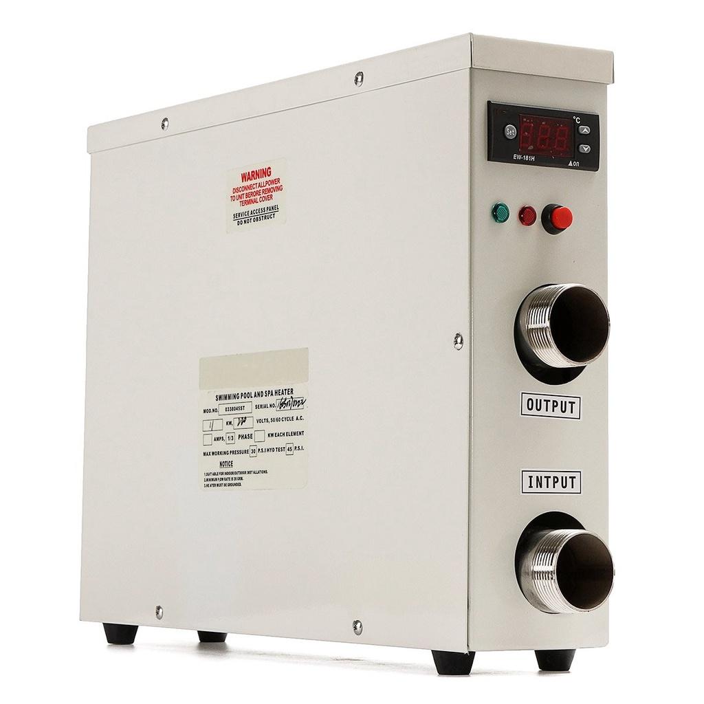 11kW 220V Elektrický digitální termostat ohřívače vody pro bazén SPA horkou vanu ohřev vody do koupele