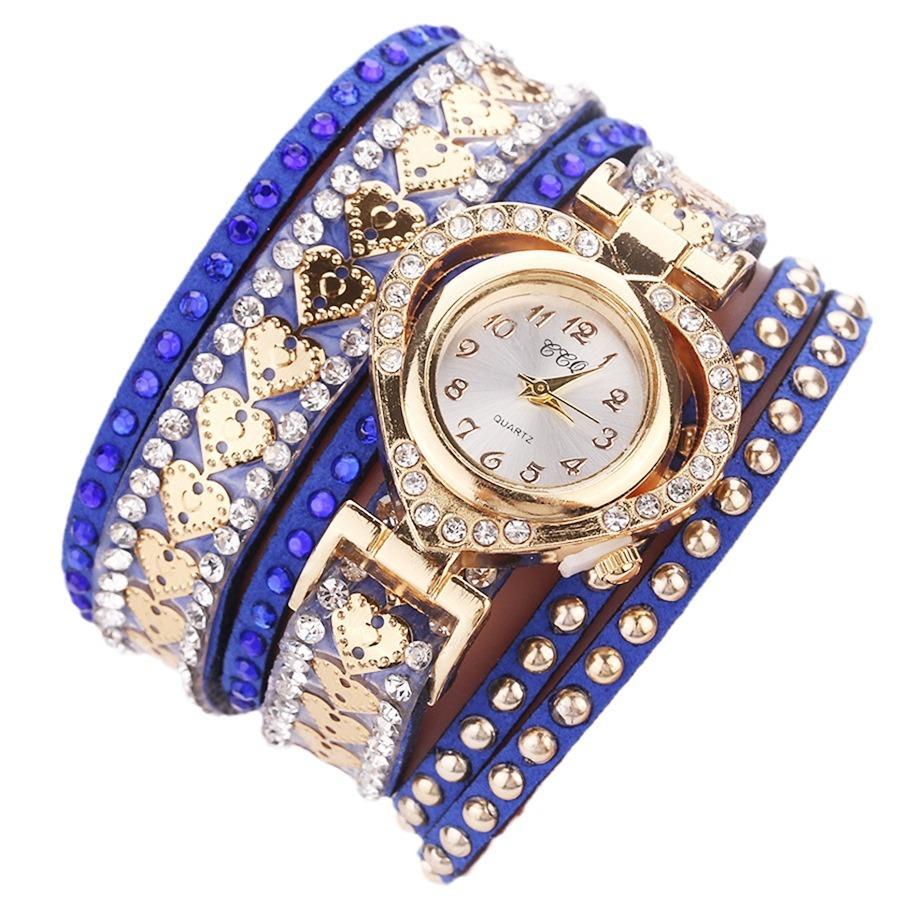 Diamond Bracelet Watch Circle Ladies Love Student Girlfriend Bracelet Watch Women'S Watch