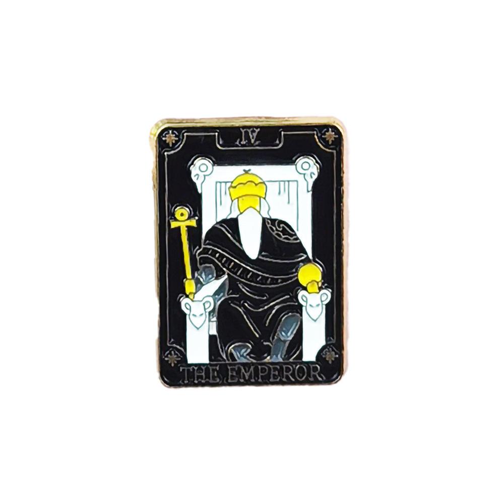 Card Series Brooch Pin for Backpack Decoration