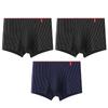 Pánské kalhotky plus size pruhované boxerky šortky boxerky pohodlné bavlněné pánské kalhotky spodní prádlo šortky L-4XL
