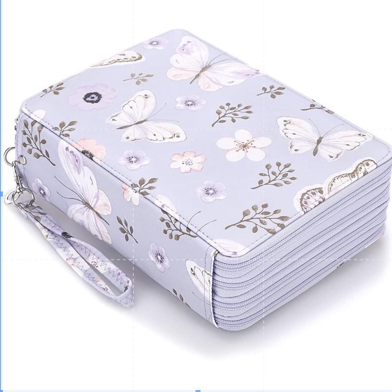 

Пенал великої місткості з ПУ - 200 відділень для студентів та художників PU 200