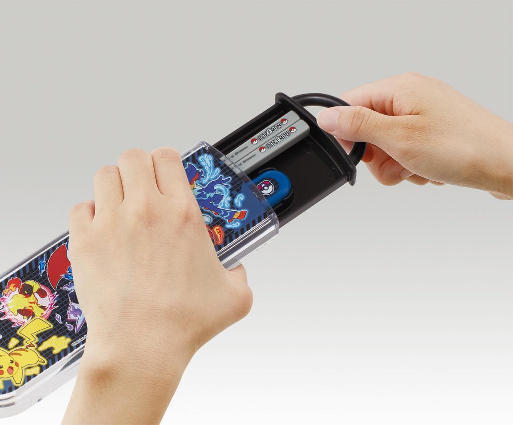 Skater Bento Chopsticks and Spoon Sliding Made in Pokemon Size CCA1AG Children's Set, Design, Antibacterial, Japan, Design, 25, Boys,