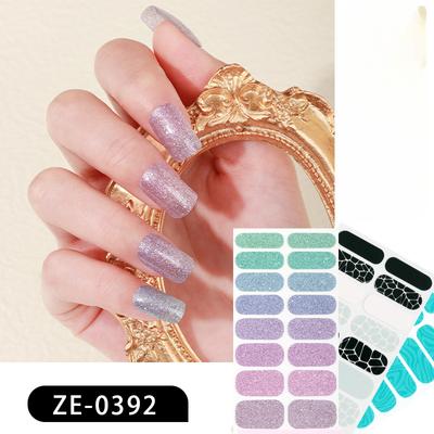 Nail Polish Film Manicure Stickers Onion Powder Nail Stickers Manicure Stickers