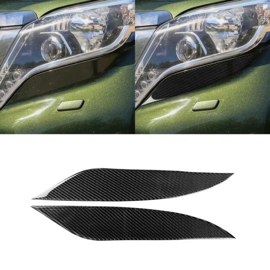 

2 шт. самоклеящаяся передняя фара автомобиля наклейка для декора бровей для Toyota 14-17