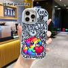 Phone Case: 2D Flat Design Suitable for iPhone 18 17 16 15 14 13 Pro Protective Case, Couple Style, Glittery Puppy, Christmas and Halloween Gift