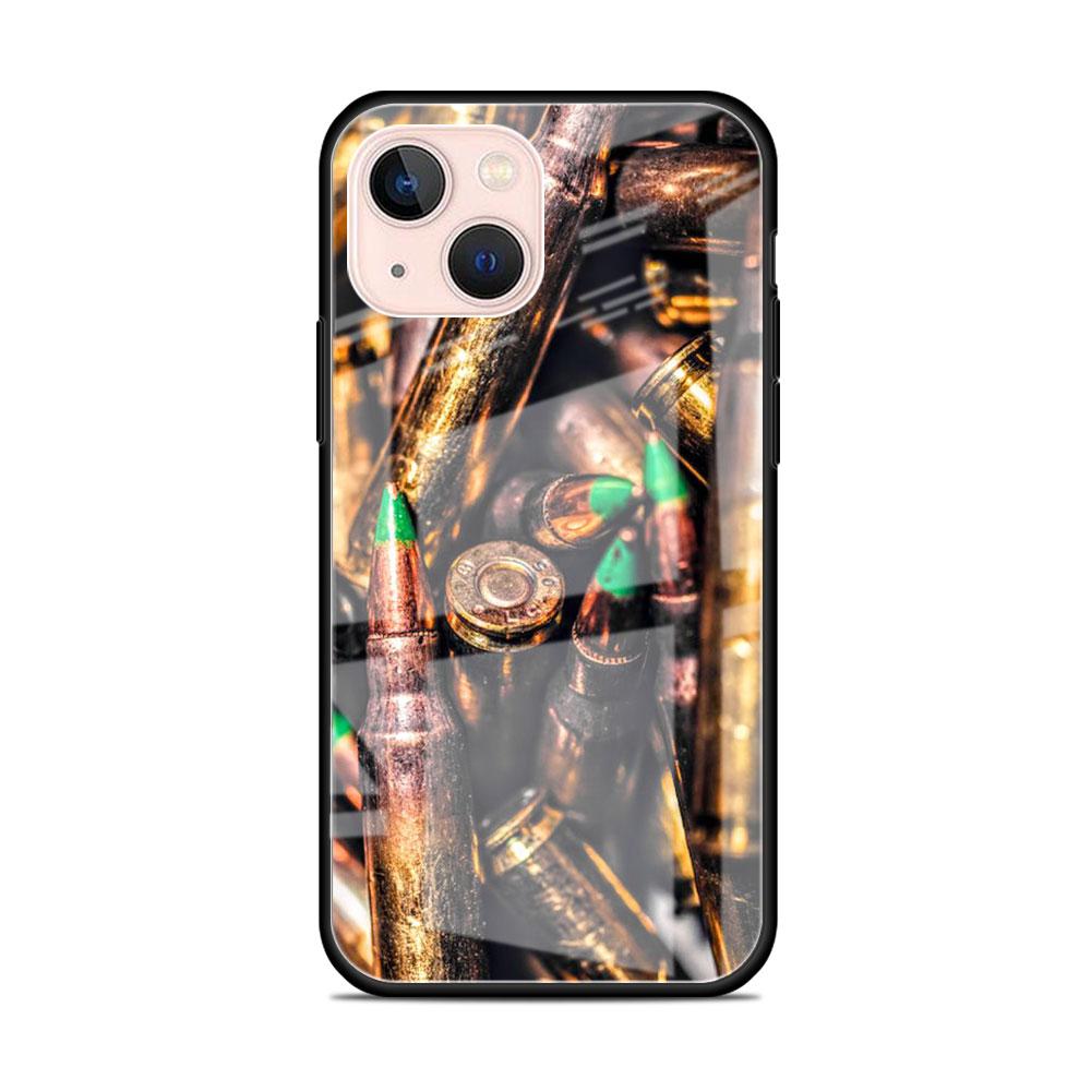 

AK47 Пистолет Оружие Пули Стеклянный Чехол Для Apple iPhone 14 13 11 12 Pro 7 XR X XS Max 8 6 6s Plus SE 2022 Закаленный Телефон Тампа iPhone 7Plus(8 Plus)