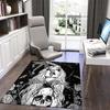 1PC Custom Name Dark Gothic Elegance Theme Floor Mat Ideal for Living Room, Game Rooms, Office, Bedroom,Floor Mat Playful Design