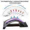 Yousheng Lumbar Stretcher Back Stretcher, Adjustable Lower Back Pain Relief Massager with Magnetic Therapy & Massage Points, Ergonomic 26 Curve Spine