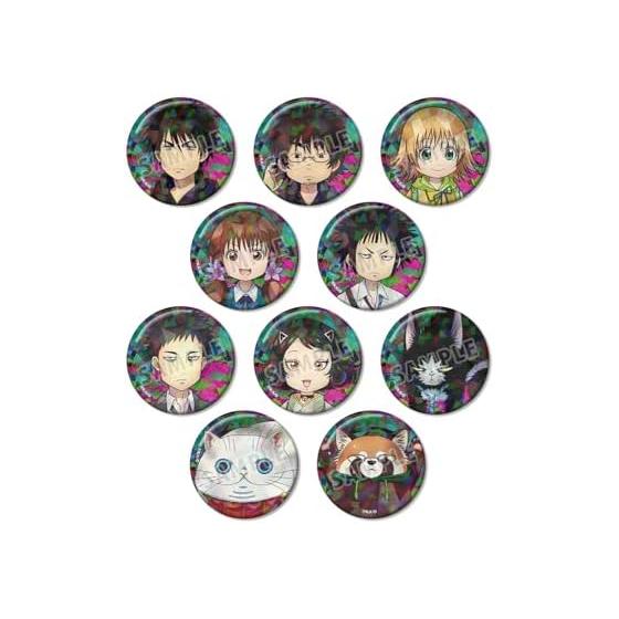TV Anime De-Kin no Mogura Trading Aure Glass Hologram Can Badge 10-Piece Box