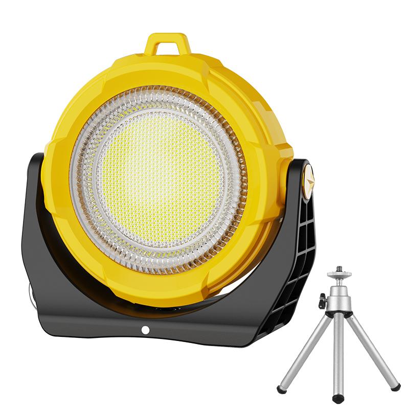 Multi-functional COB Portable Lamp Solar Rechargeable Torch with Tail Magnetic Attraction Flashlight Emergency LED Lighting Lamp
