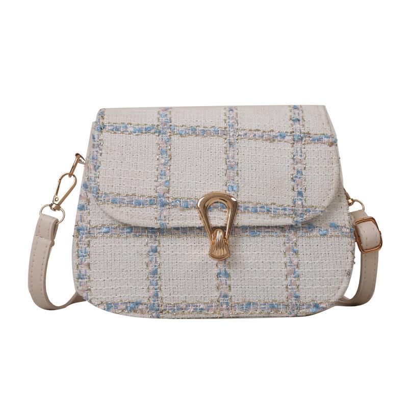 Trendy Winter 2023 Small Square Bag With Contrasting Stitching Chic Pu Shoulder Bag