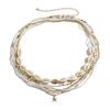 Bohemian Vacation Shell Rice Bead Waist Chain, Beach Starfish Bodychain Female