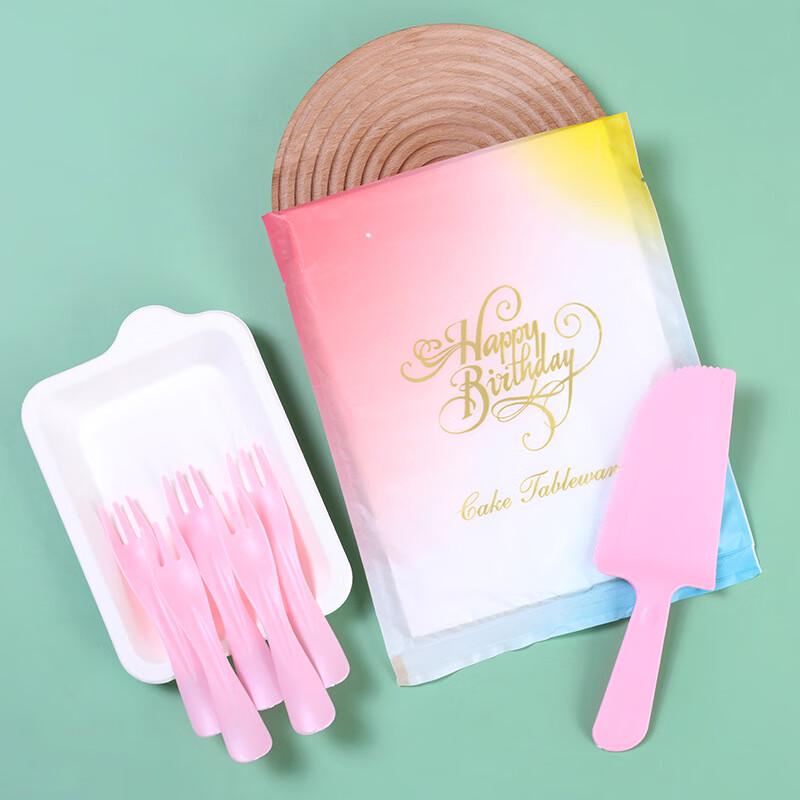 Disposable Birthday Cake Party Set