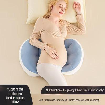 U-shaped Maternity Pillow for Back, Side, and Abdominal Support