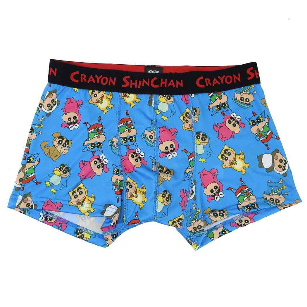 Small Planet Crayon Underwear Transfer Boxer Various Designs Shin-chan Men s Briefs, Shin-chan [XL Size]