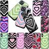 Star Dark Red Heart Love Phone Cover Soft Case for Samsung Galaxy S10 S8 S9 Plus A33 A34 A31 70 A71 A72 Note 20 9 8 S10E Casing