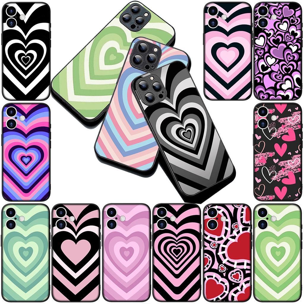 Star Dark Red Heart Love Phone Cover Soft Case for Samsung Galaxy S10 S8 S9 Plus A33 A34 A31 70 A71 A72 Note 20 9 8 S10E Casing
