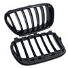 2 STK Front Nyre Grill 1 Lamell Glans Svart Front Panser Griller For BMW X3 F25 2010 2011 2012 2013 Erstatningsbil Styling