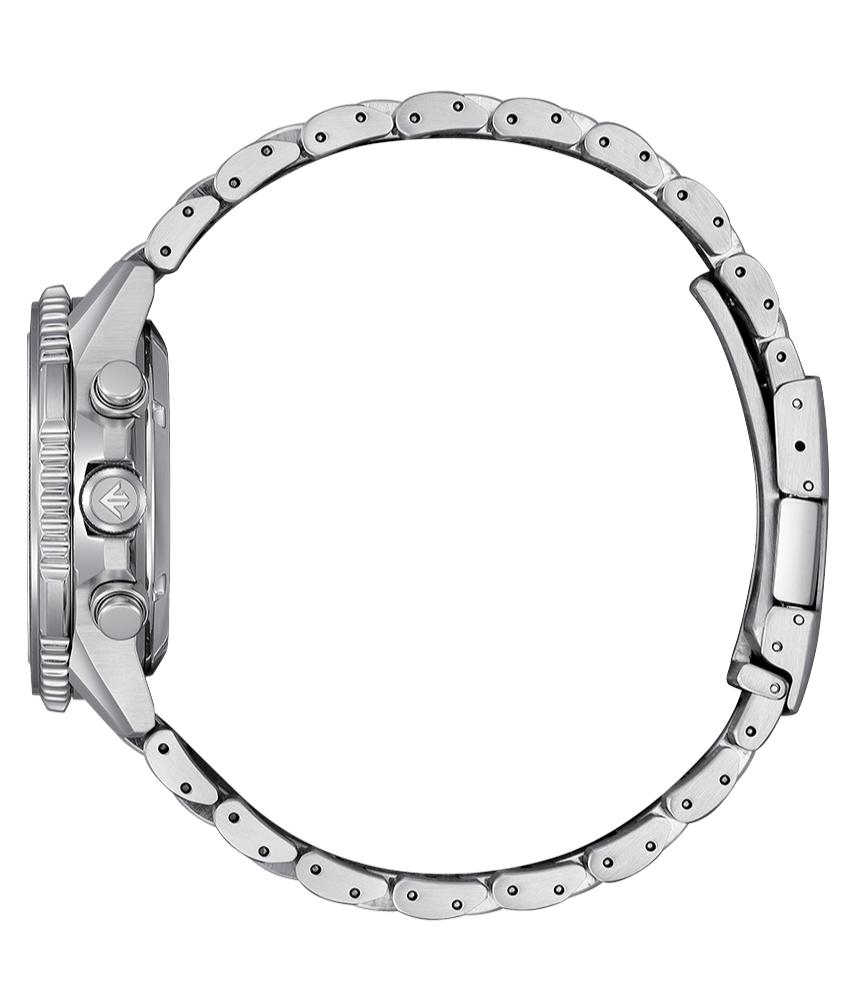 Citizen Eco-Drive Chronograph 40mm Zifferblatt Edelstahl Herrenuhr CA4660-61A