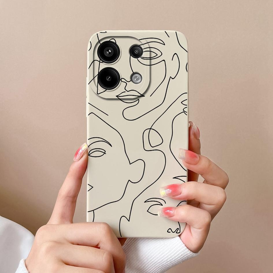 Phone Cases For Xiaomi Redmi Turbo 3 13 A3 Note 13R 5G 13 Pro Bumper Fashion Leopard Print Cover High Quality Soft Silicone Shockproof Shell For Redmi