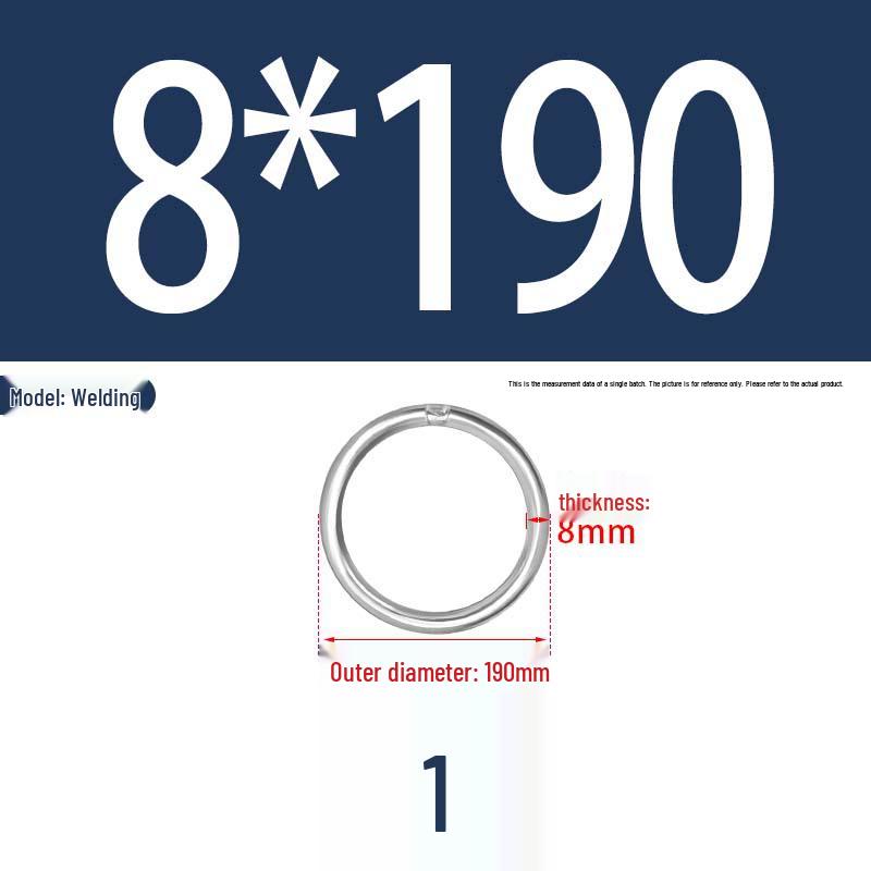 304 Stainless Steel Seamless O-Ring for Lifting and Hammock Yoga Connection