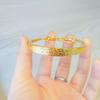 cnc peacock push-pull bangle