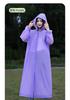 Disposable raincoat adult EVA thickened one-piece matte long men's and women's portable poncho