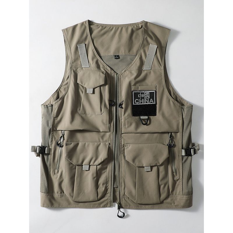 Fishing Vest Men's Lian Hang Outdoor Mountaineering Camping Function Luya Multi-Functional Tactical Vest Cargo Photography Vest