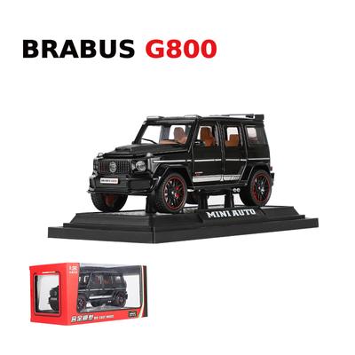 Maßstab 1:32 Benz G800 Druckgussauto-Modellspielzeug, zurückziehbares Spielzeugfahrzeug mit Ton und Licht für Kinder, Kleinkinder, Jungen und Mädchen, Geschenkkollektion