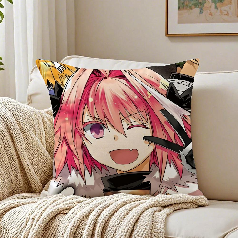 anime eccentric FFate AApocrypha AAstolfo Cushion Cover Pillowcase Antidustmite living Room Sofa Decor Cushion Room