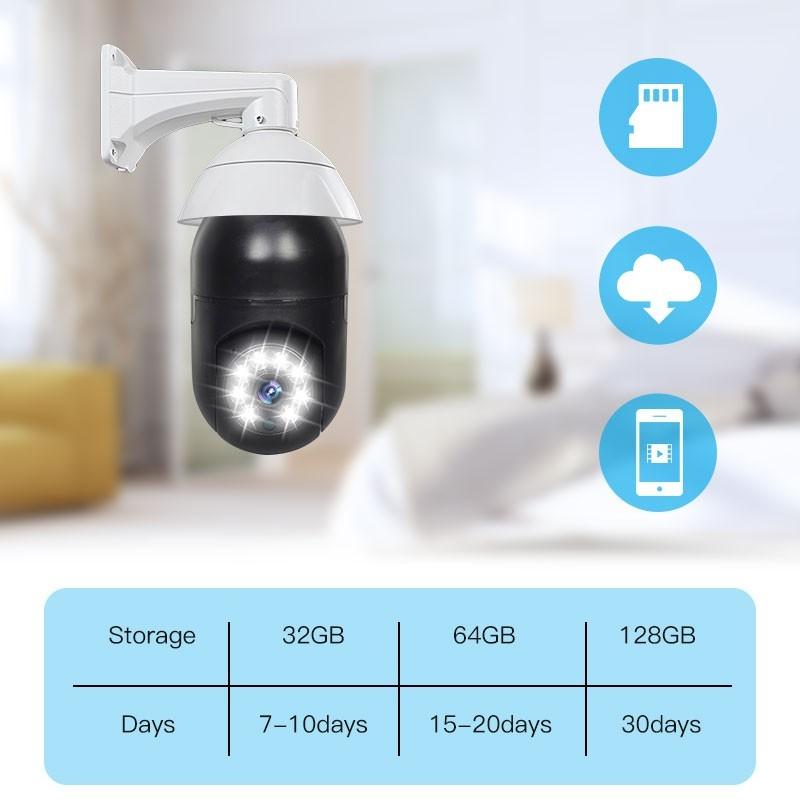 HD 1080P 360 ° Obrót Automatyczne śledzenie Kamera panoramiczna Żarówka Bezprzewodowa 5G Wifi Kamera PTZ IP Zdalne oglądanie Bezpieczeństwo Nadzór Alarm dźwiękowy
